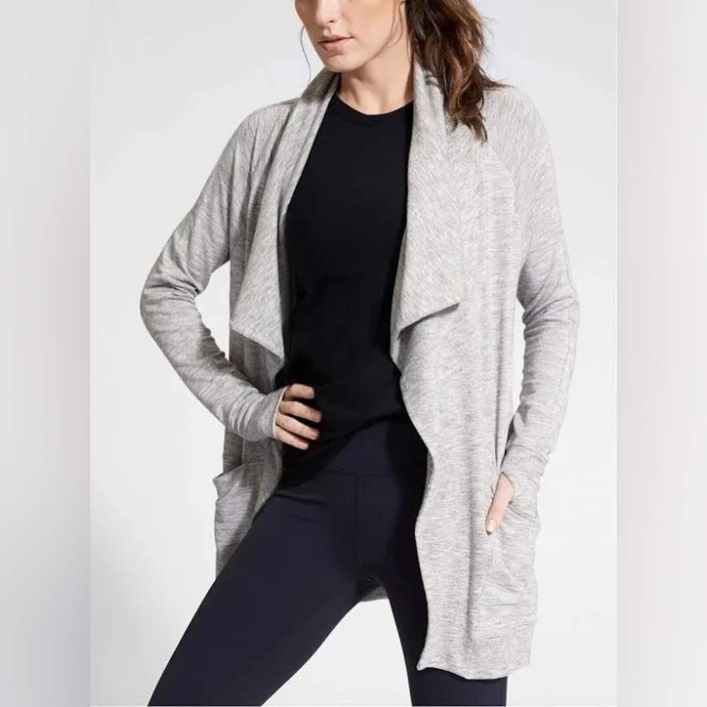 Grey Athleta Cardigan Bundle ✨ both size S - Picture 10 of 16
